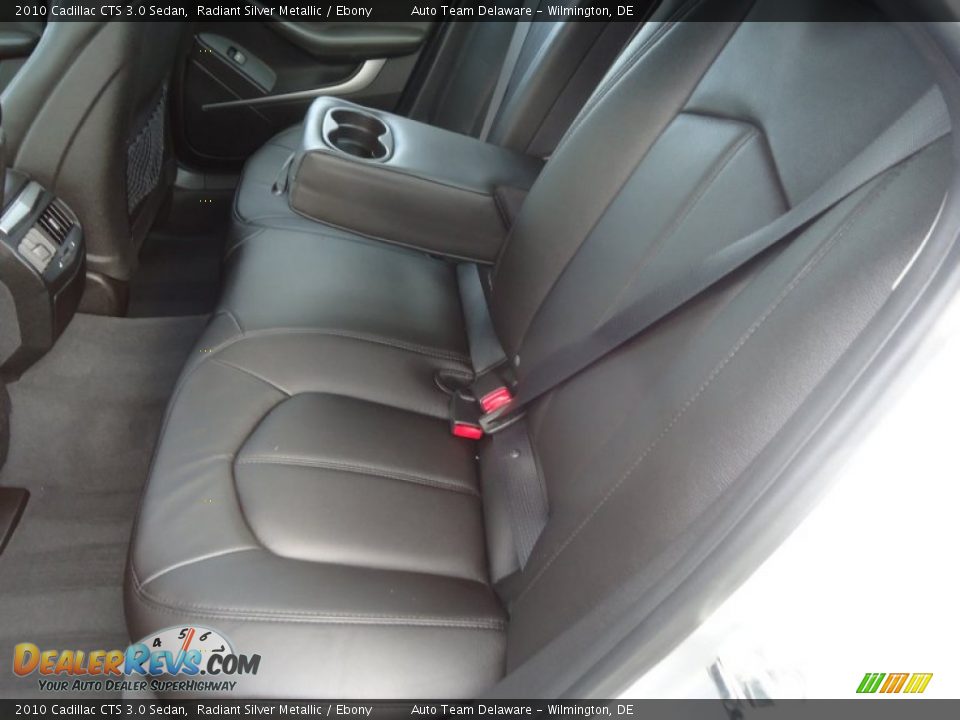 2010 Cadillac CTS 3.0 Sedan Radiant Silver Metallic / Ebony Photo #17