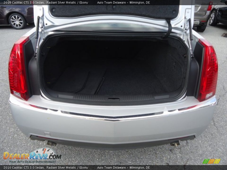 2010 Cadillac CTS 3.0 Sedan Radiant Silver Metallic / Ebony Photo #21