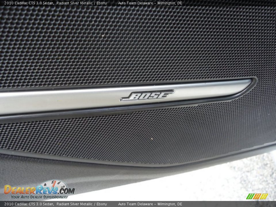 2010 Cadillac CTS 3.0 Sedan Radiant Silver Metallic / Ebony Photo #23