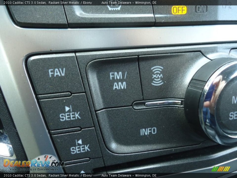 2010 Cadillac CTS 3.0 Sedan Radiant Silver Metallic / Ebony Photo #29
