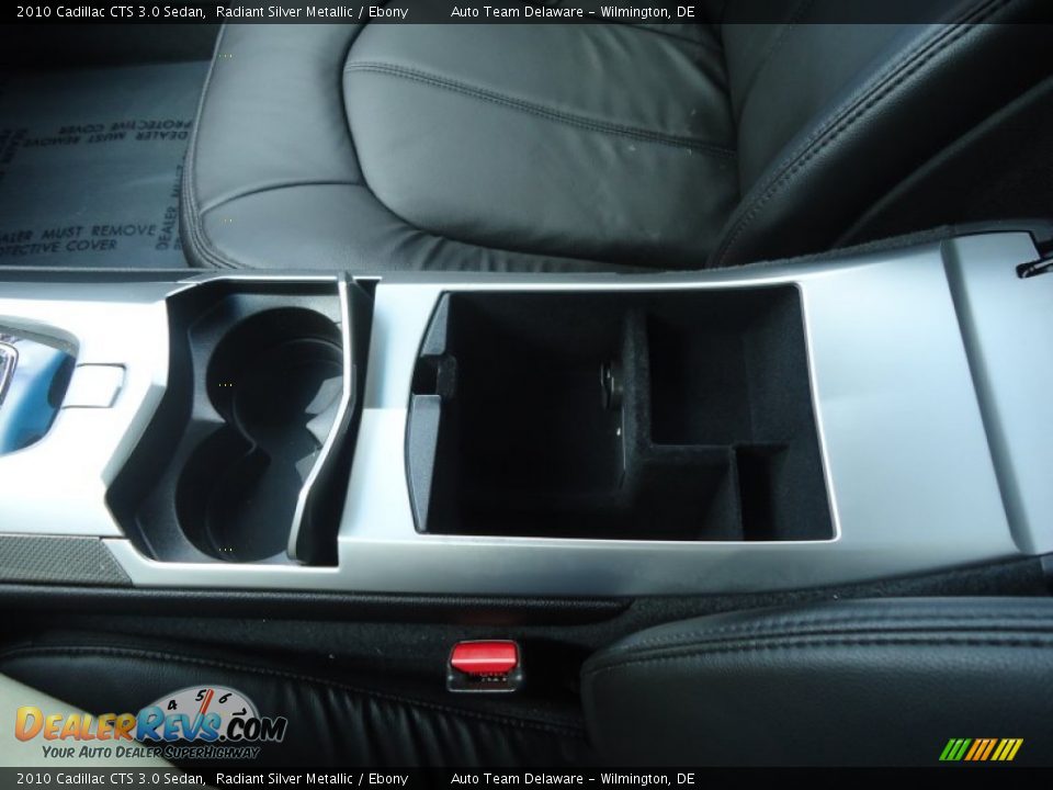 2010 Cadillac CTS 3.0 Sedan Radiant Silver Metallic / Ebony Photo #32