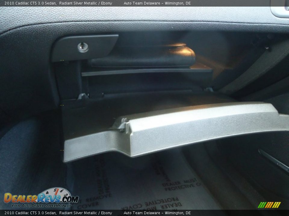 2010 Cadillac CTS 3.0 Sedan Radiant Silver Metallic / Ebony Photo #34