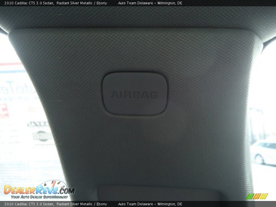 2010 Cadillac CTS 3.0 Sedan Radiant Silver Metallic / Ebony Photo #36