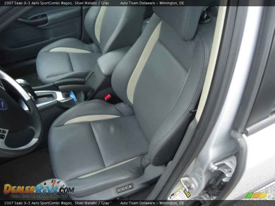 Front Seat of 2007 Saab 9-3 Aero SportCombi Wagon Photo #12