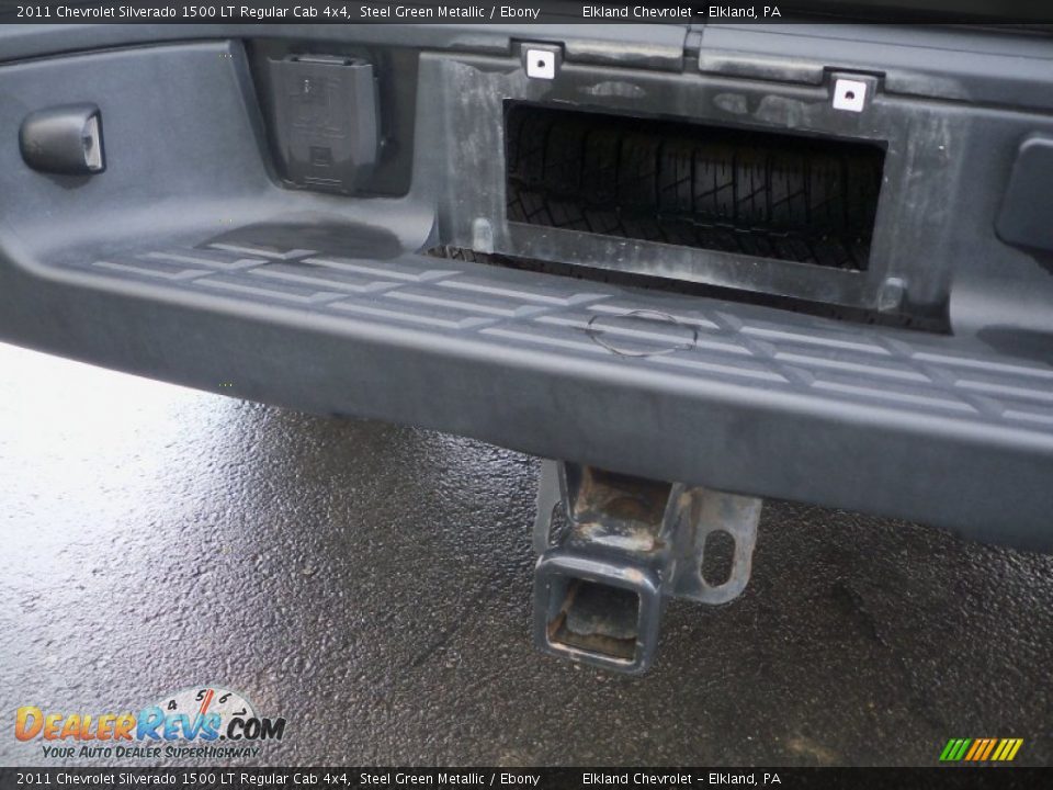 2011 Chevrolet Silverado 1500 LT Regular Cab 4x4 Steel Green Metallic / Ebony Photo #11