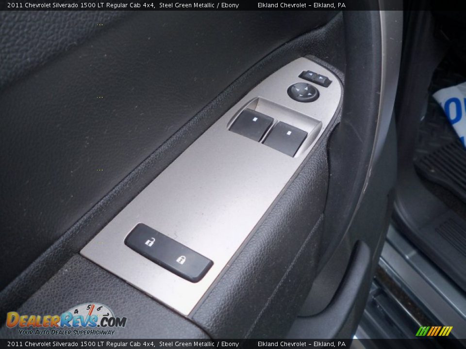 2011 Chevrolet Silverado 1500 LT Regular Cab 4x4 Steel Green Metallic / Ebony Photo #20