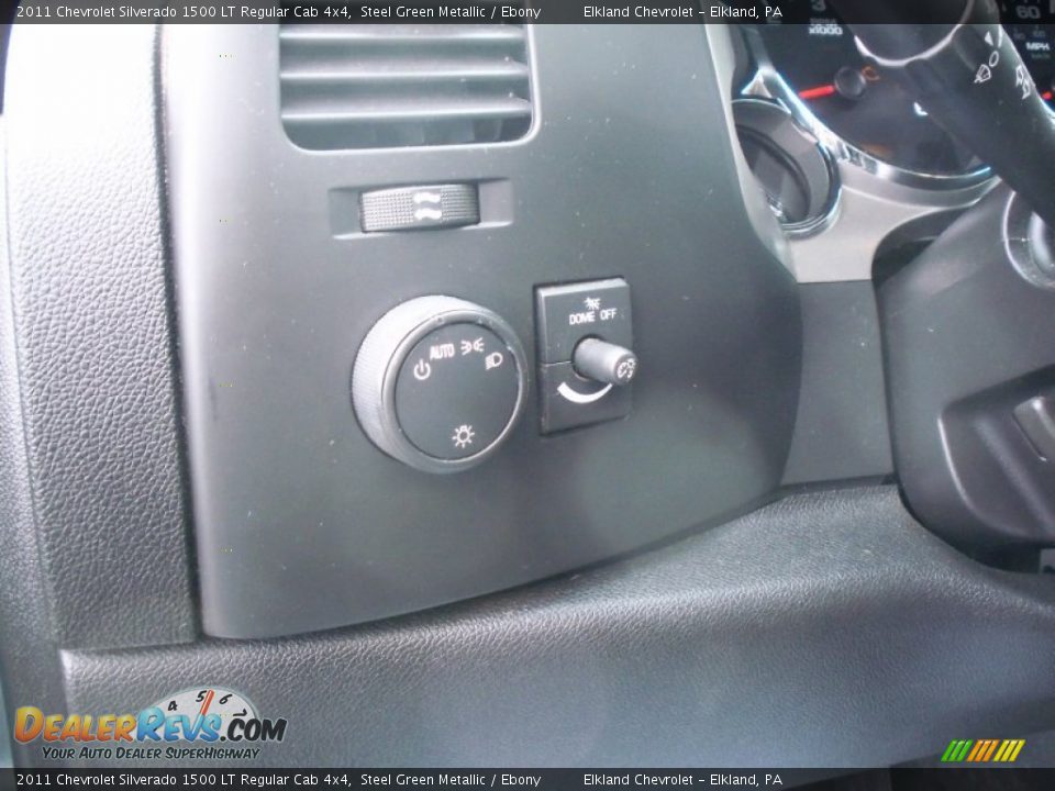 2011 Chevrolet Silverado 1500 LT Regular Cab 4x4 Steel Green Metallic / Ebony Photo #21