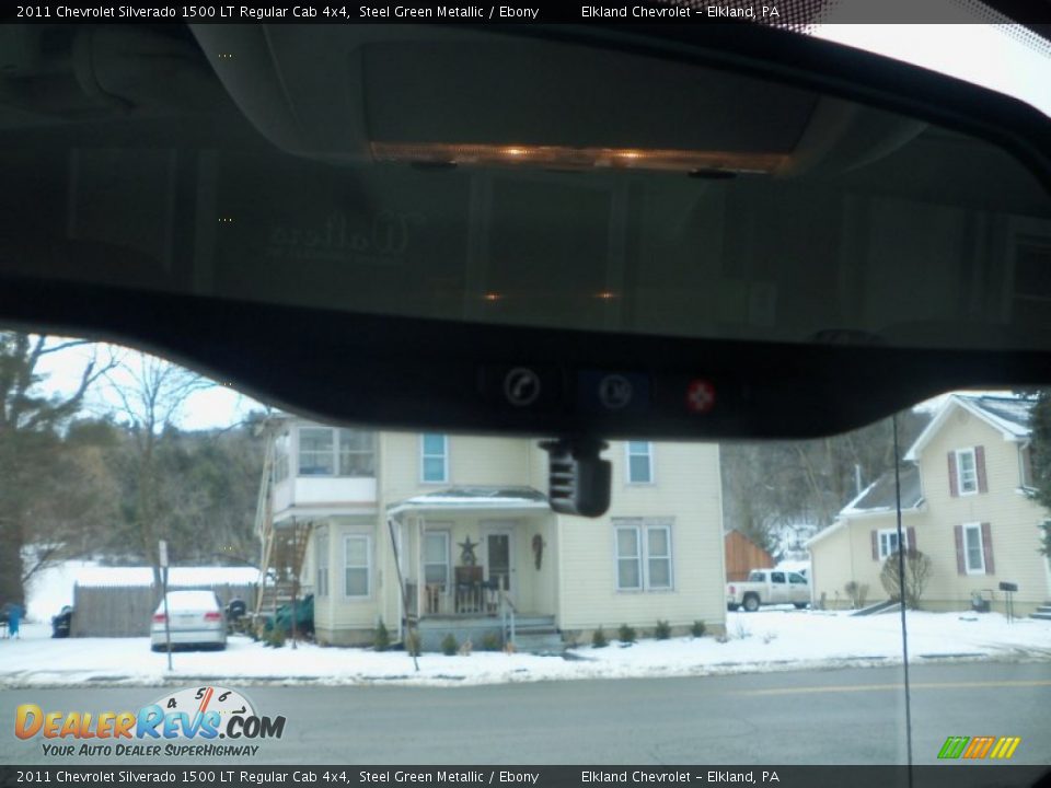 2011 Chevrolet Silverado 1500 LT Regular Cab 4x4 Steel Green Metallic / Ebony Photo #24