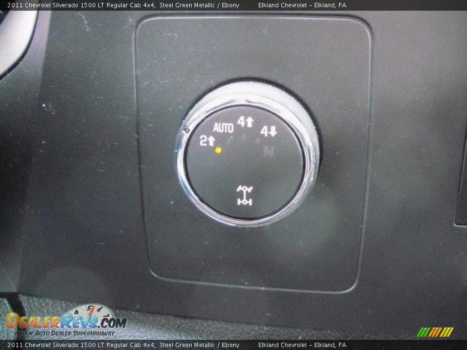 2011 Chevrolet Silverado 1500 LT Regular Cab 4x4 Steel Green Metallic / Ebony Photo #27