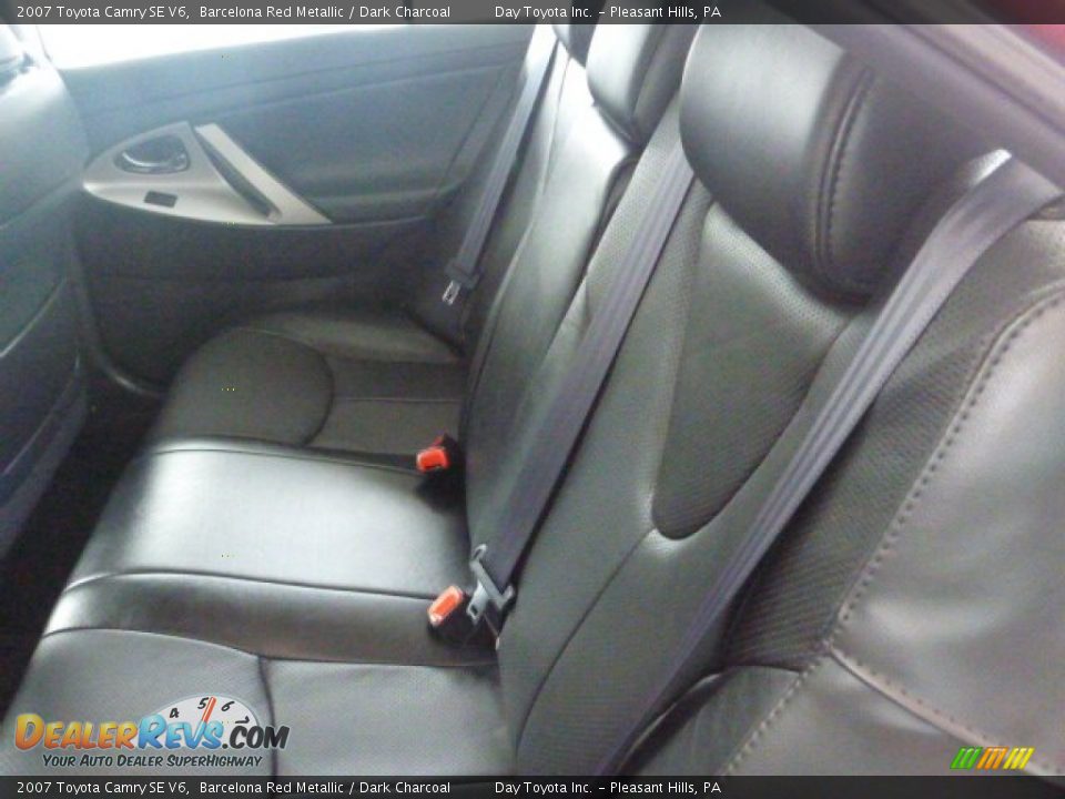 2007 Toyota Camry SE V6 Barcelona Red Metallic / Dark Charcoal Photo #14