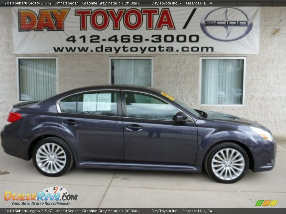 2010 Subaru Legacy 2.5 GT Limited Sedan Graphite Gray Metallic / Off Black Photo #1