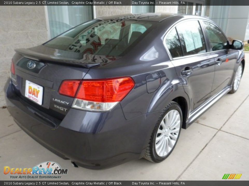 2010 Subaru Legacy 2.5 GT Limited Sedan Graphite Gray Metallic / Off Black Photo #2