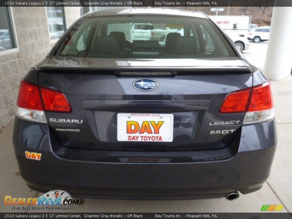 2010 Subaru Legacy 2.5 GT Limited Sedan Graphite Gray Metallic / Off Black Photo #3