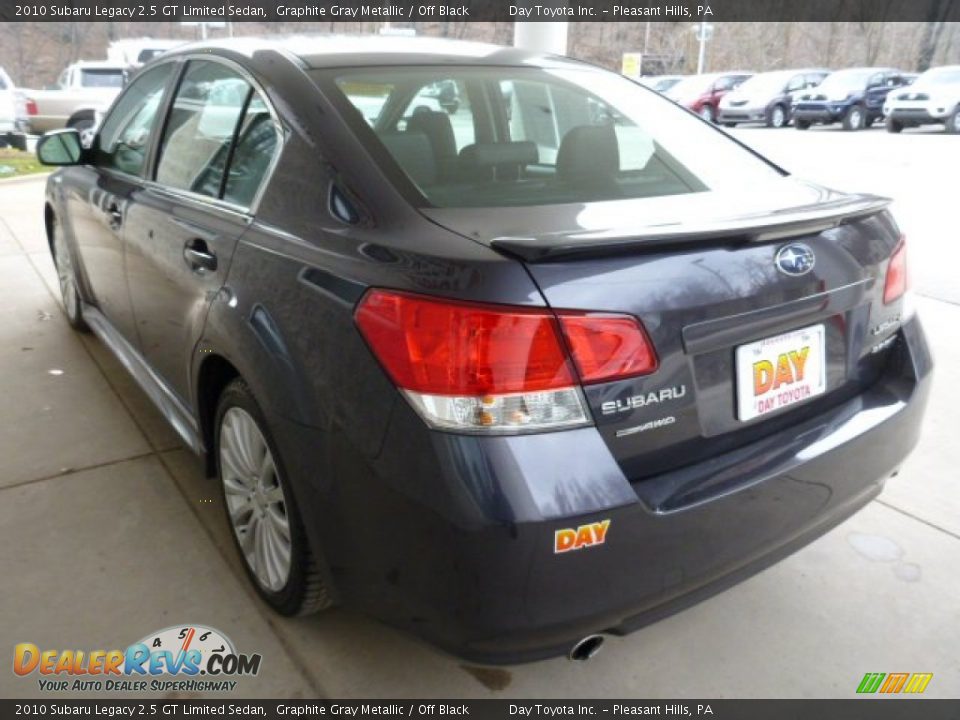 2010 Subaru Legacy 2.5 GT Limited Sedan Graphite Gray Metallic / Off Black Photo #4