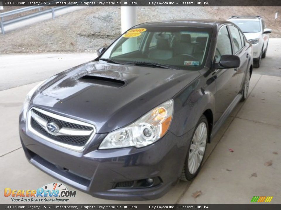 2010 Subaru Legacy 2.5 GT Limited Sedan Graphite Gray Metallic / Off Black Photo #5