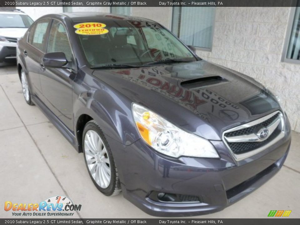 2010 Subaru Legacy 2.5 GT Limited Sedan Graphite Gray Metallic / Off Black Photo #7