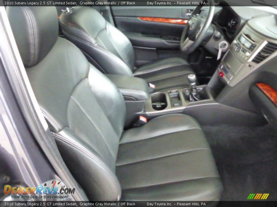 2010 Subaru Legacy 2.5 GT Limited Sedan Graphite Gray Metallic / Off Black Photo #9