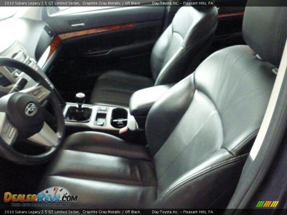 2010 Subaru Legacy 2.5 GT Limited Sedan Graphite Gray Metallic / Off Black Photo #13