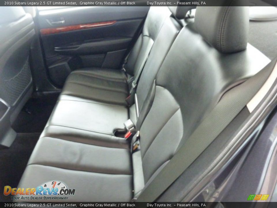 Rear Seat of 2010 Subaru Legacy 2.5 GT Limited Sedan Photo #14