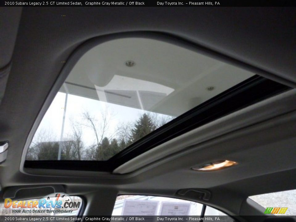 2010 Subaru Legacy 2.5 GT Limited Sedan Graphite Gray Metallic / Off Black Photo #17