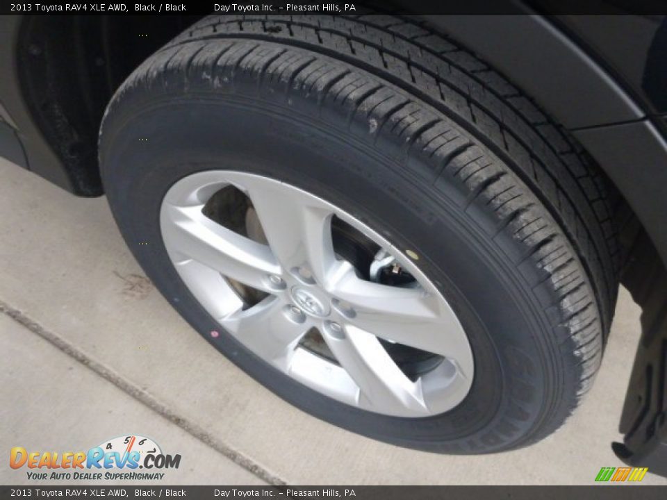 2013 Toyota RAV4 XLE AWD Black / Black Photo #12
