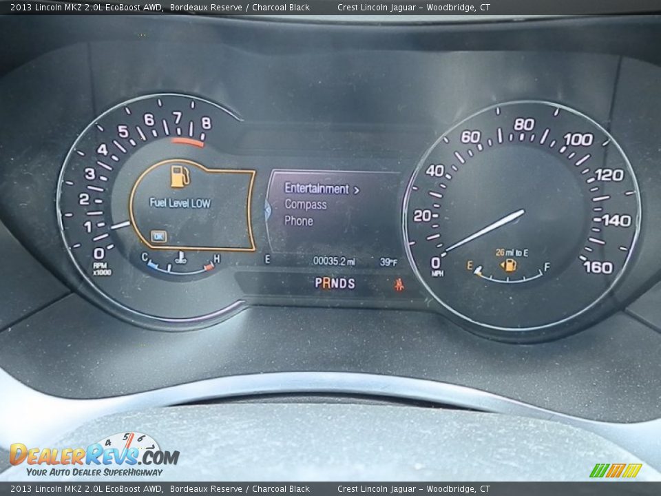 2013 Lincoln MKZ 2.0L EcoBoost AWD Bordeaux Reserve / Charcoal Black Photo #13