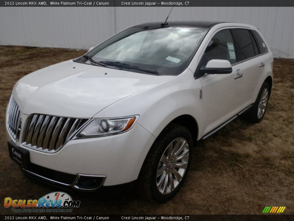 2013 Lincoln MKX AWD White Platinum Tri-Coat / Canyon Photo #1