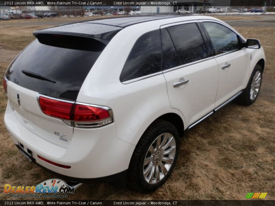 2013 Lincoln MKX AWD White Platinum Tri-Coat / Canyon Photo #3
