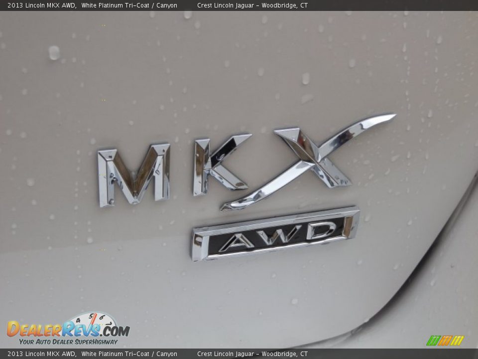 2013 Lincoln MKX AWD White Platinum Tri-Coat / Canyon Photo #4
