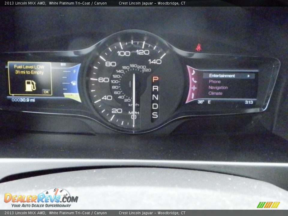 2013 Lincoln MKX AWD White Platinum Tri-Coat / Canyon Photo #6