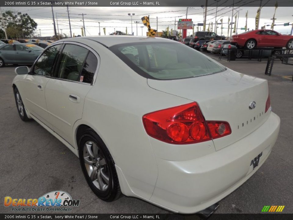 Ivory White Pearl 2006 Infiniti G 35 x Sedan Photo #5