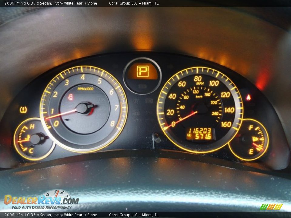 2006 Infiniti G 35 x Sedan Gauges Photo #15