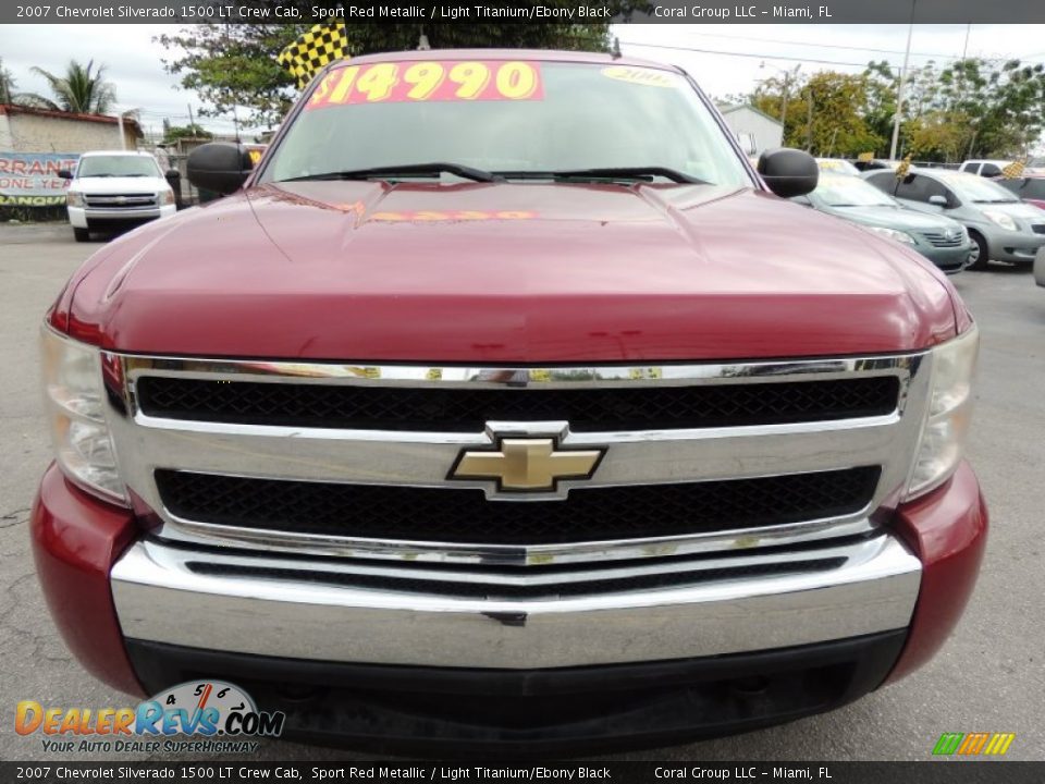 2007 Chevrolet Silverado 1500 LT Crew Cab Sport Red Metallic / Light Titanium/Ebony Black Photo #2
