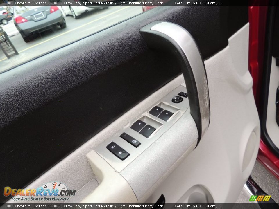2007 Chevrolet Silverado 1500 LT Crew Cab Sport Red Metallic / Light Titanium/Ebony Black Photo #10