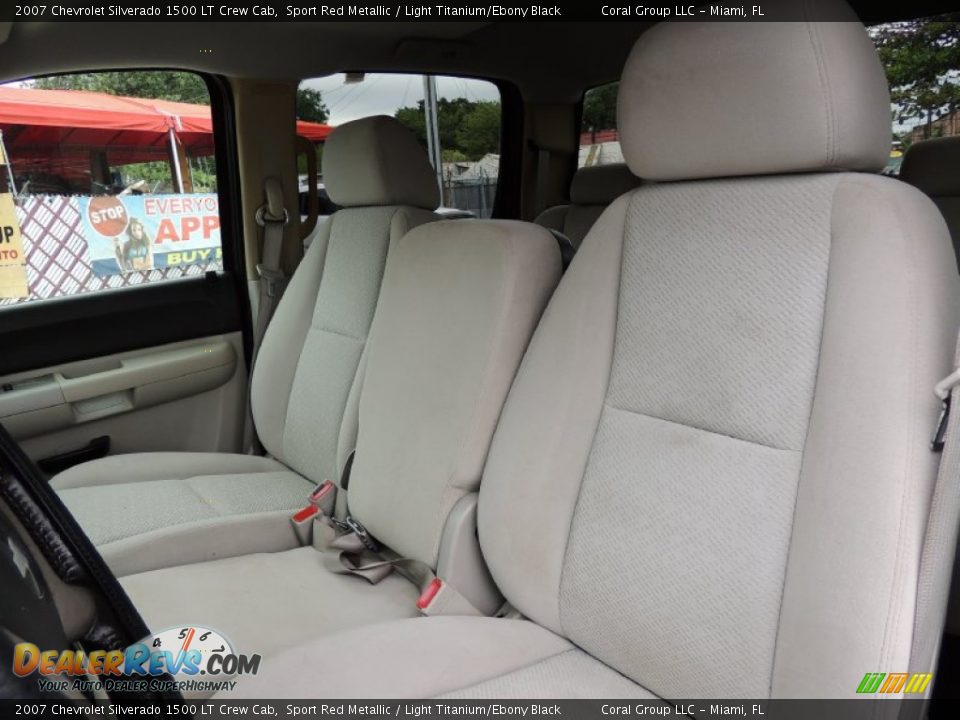 2007 Chevrolet Silverado 1500 LT Crew Cab Sport Red Metallic / Light Titanium/Ebony Black Photo #11