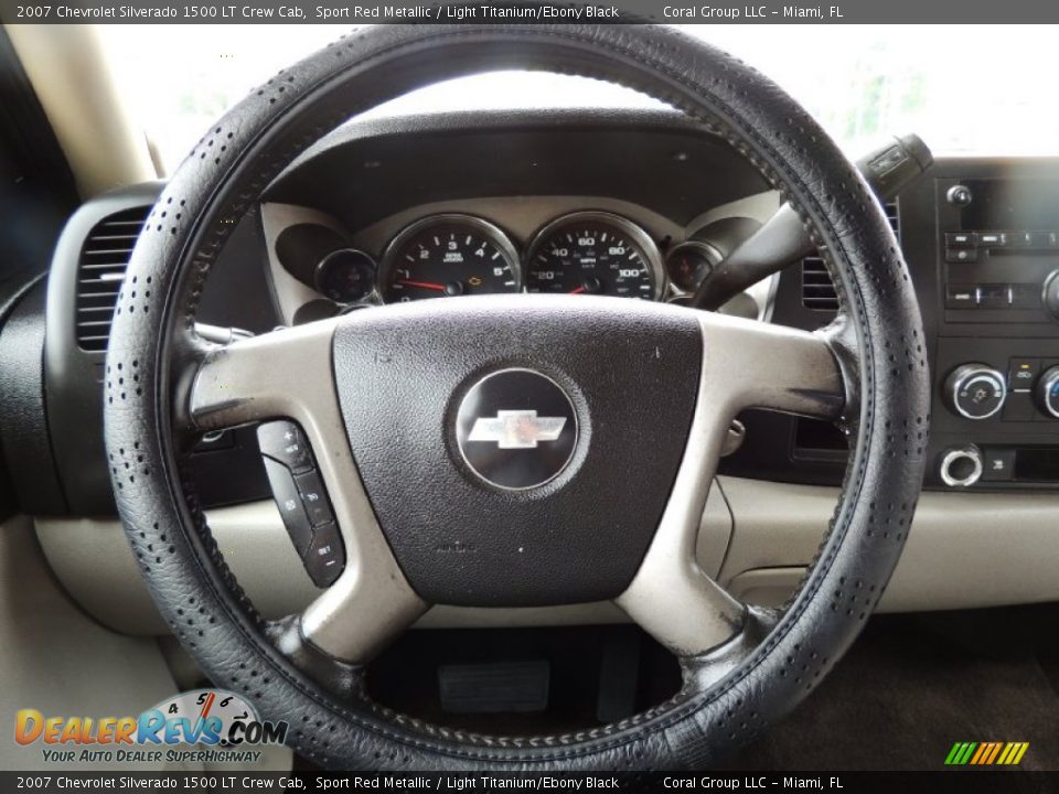 2007 Chevrolet Silverado 1500 LT Crew Cab Sport Red Metallic / Light Titanium/Ebony Black Photo #12