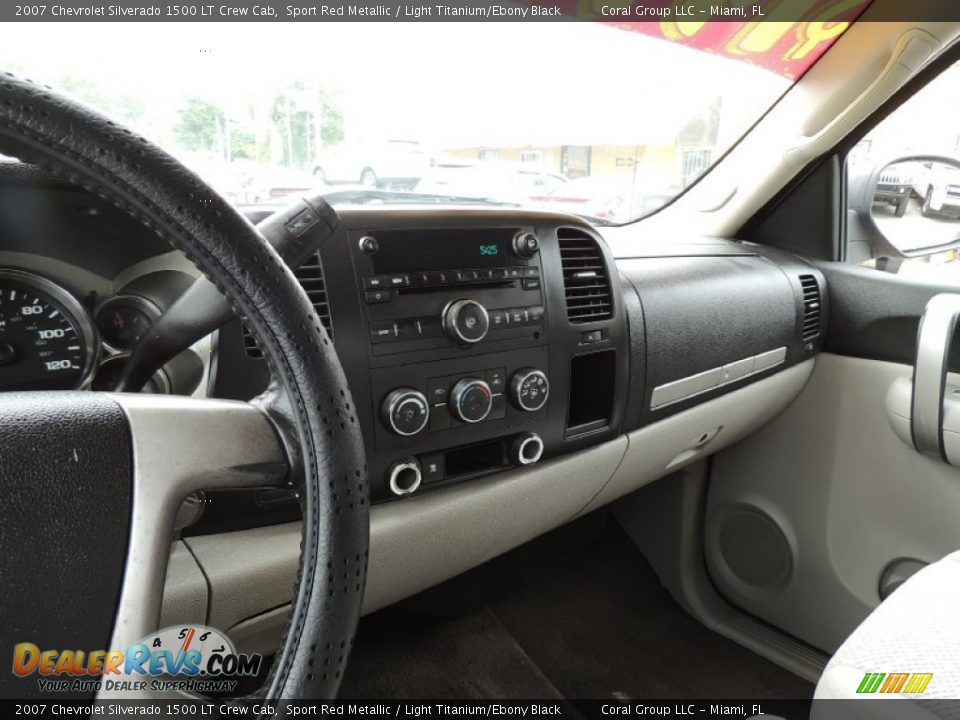 2007 Chevrolet Silverado 1500 LT Crew Cab Sport Red Metallic / Light Titanium/Ebony Black Photo #13