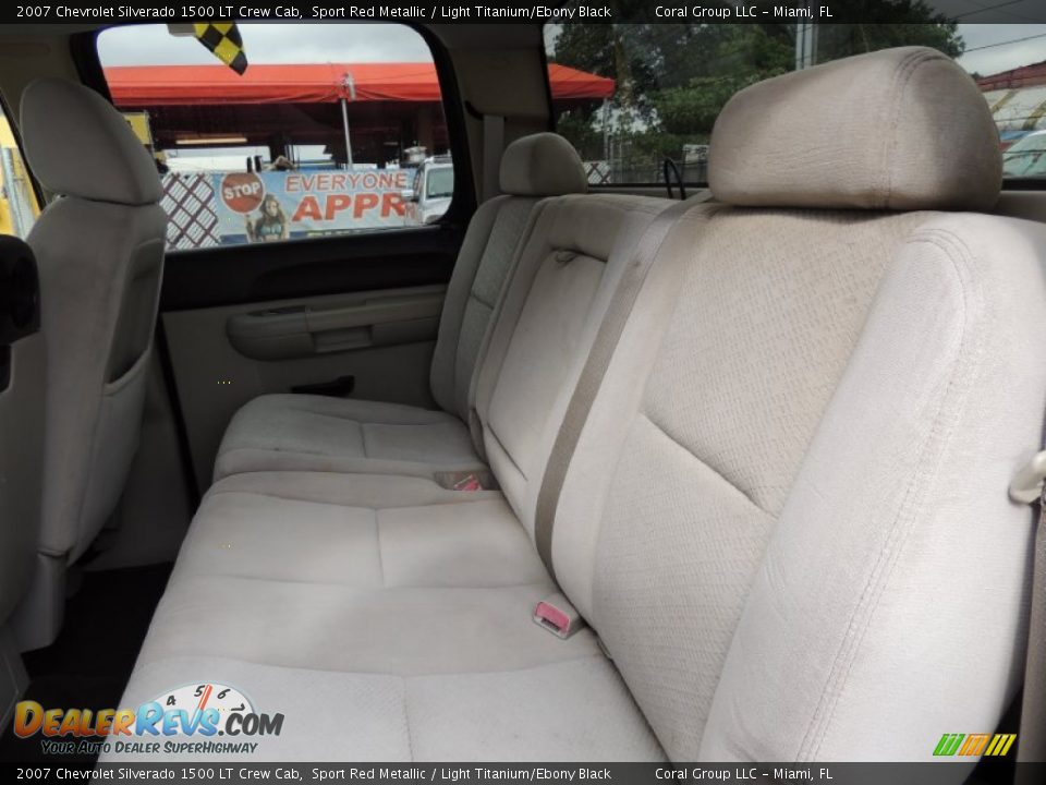 2007 Chevrolet Silverado 1500 LT Crew Cab Sport Red Metallic / Light Titanium/Ebony Black Photo #14