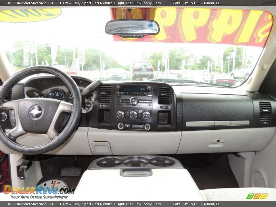 2007 Chevrolet Silverado 1500 LT Crew Cab Sport Red Metallic / Light Titanium/Ebony Black Photo #15