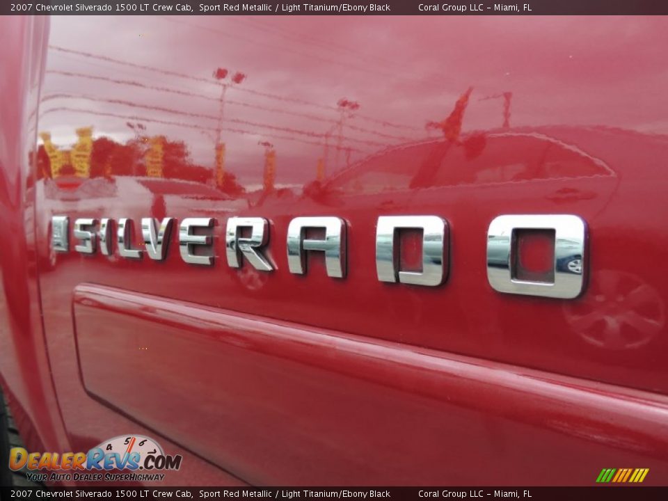 2007 Chevrolet Silverado 1500 LT Crew Cab Sport Red Metallic / Light Titanium/Ebony Black Photo #18