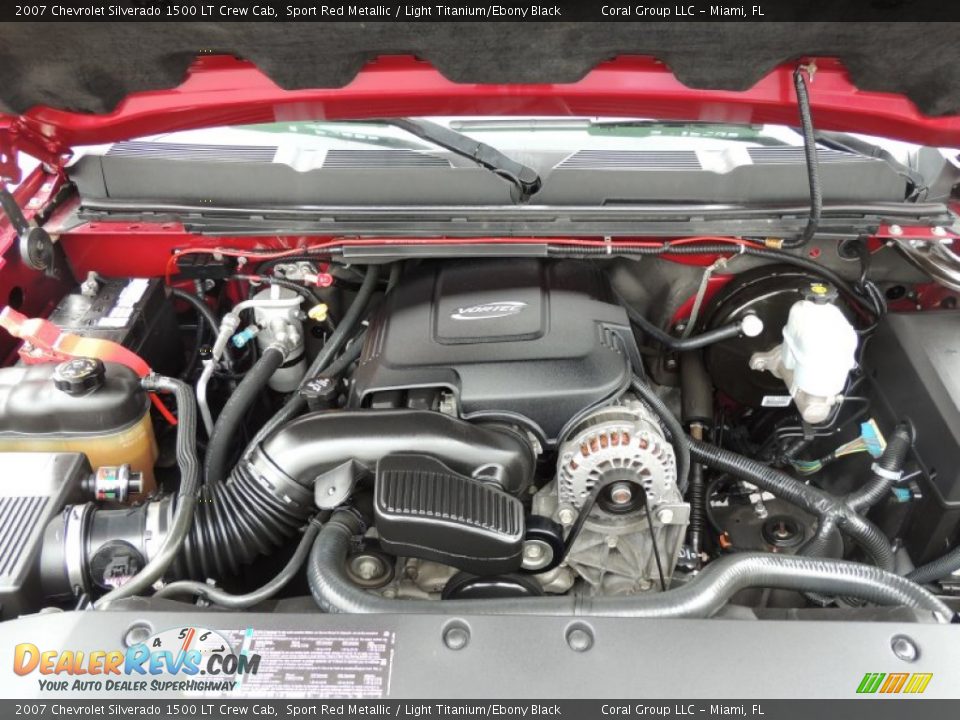 2007 Chevrolet Silverado 1500 LT Crew Cab Sport Red Metallic / Light Titanium/Ebony Black Photo #20