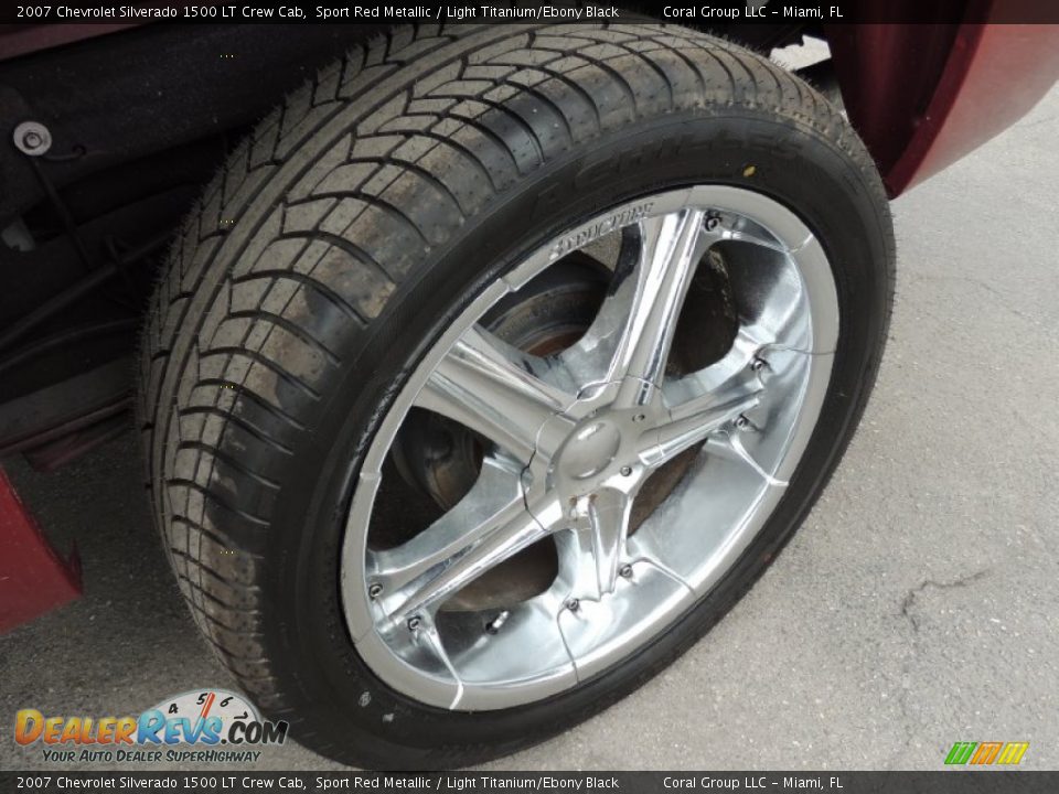 2007 Chevrolet Silverado 1500 LT Crew Cab Sport Red Metallic / Light Titanium/Ebony Black Photo #21