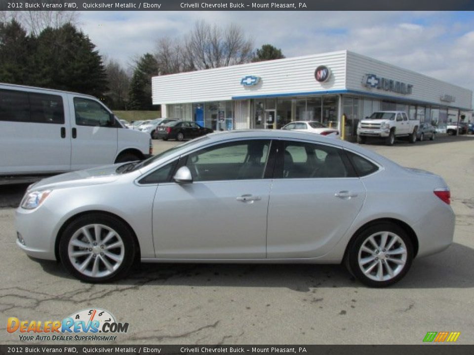 2012 Buick Verano FWD Quicksilver Metallic / Ebony Photo #2