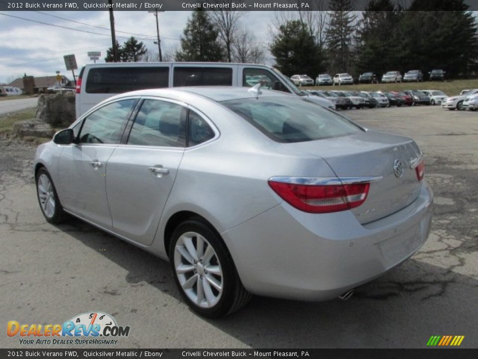 2012 Buick Verano FWD Quicksilver Metallic / Ebony Photo #4