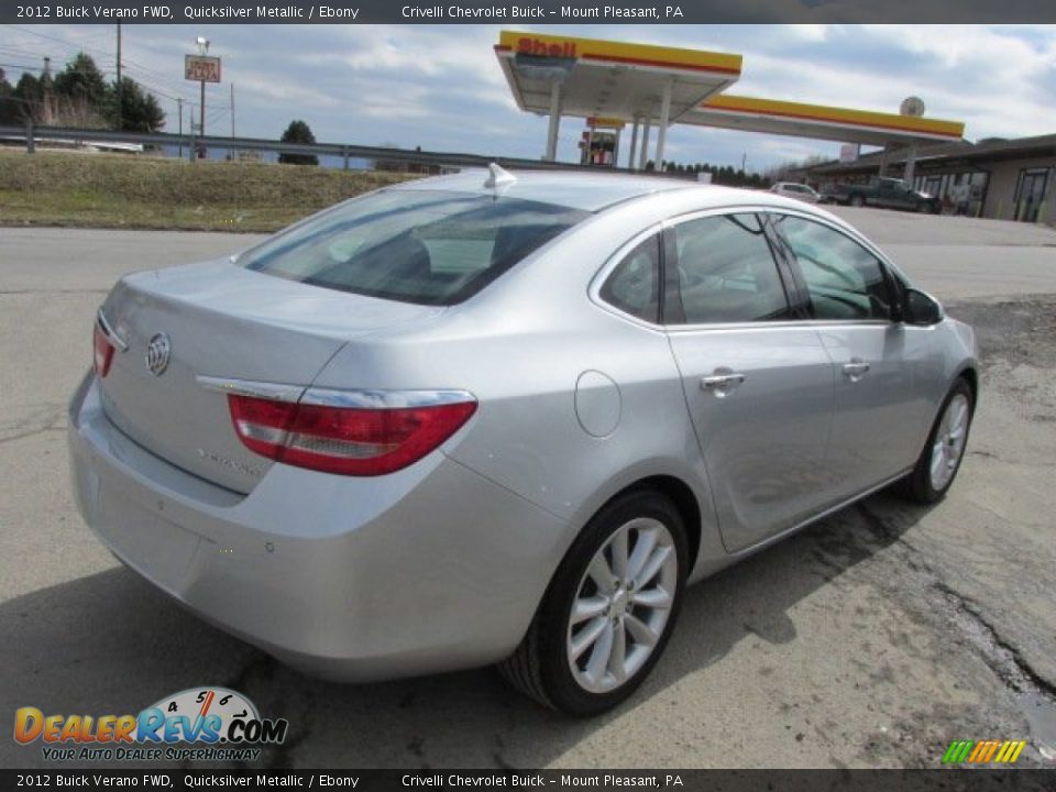 2012 Buick Verano FWD Quicksilver Metallic / Ebony Photo #7