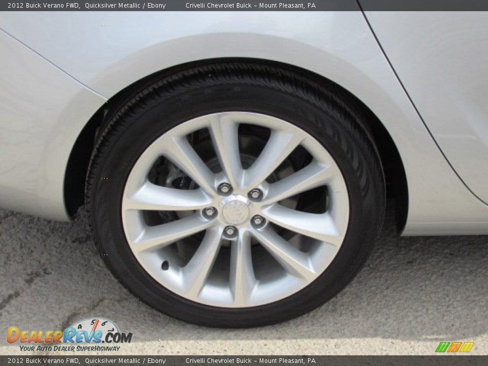 2012 Buick Verano FWD Quicksilver Metallic / Ebony Photo #8
