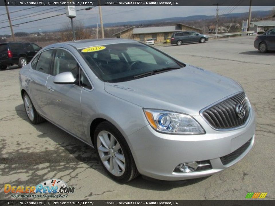 2012 Buick Verano FWD Quicksilver Metallic / Ebony Photo #10