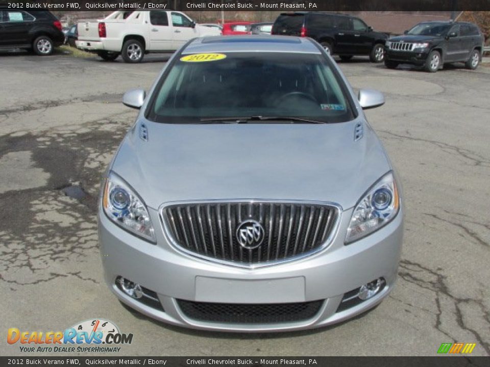 2012 Buick Verano FWD Quicksilver Metallic / Ebony Photo #11