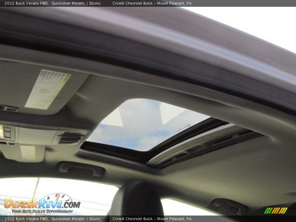 2012 Buick Verano FWD Quicksilver Metallic / Ebony Photo #14
