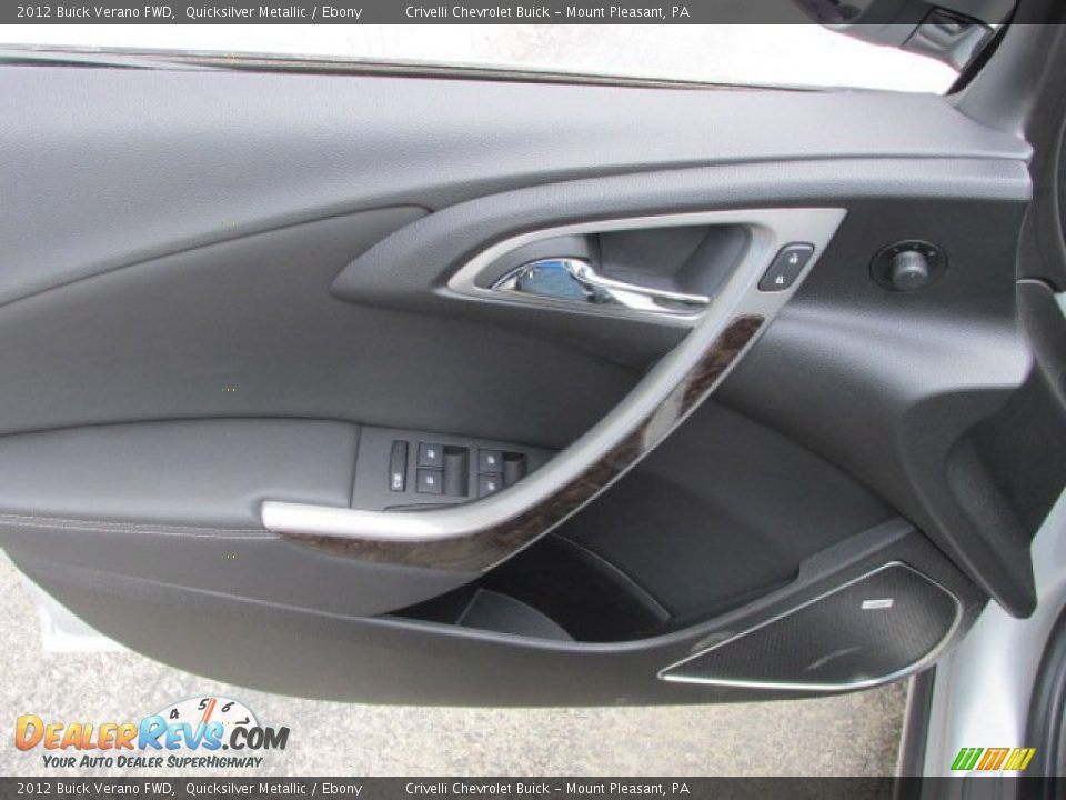 2012 Buick Verano FWD Quicksilver Metallic / Ebony Photo #15